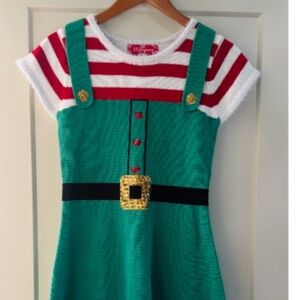Girls/Teen Sz 14, Christmas Santa’s Helper Dress. 33 Degrees Brand,Free Shipping